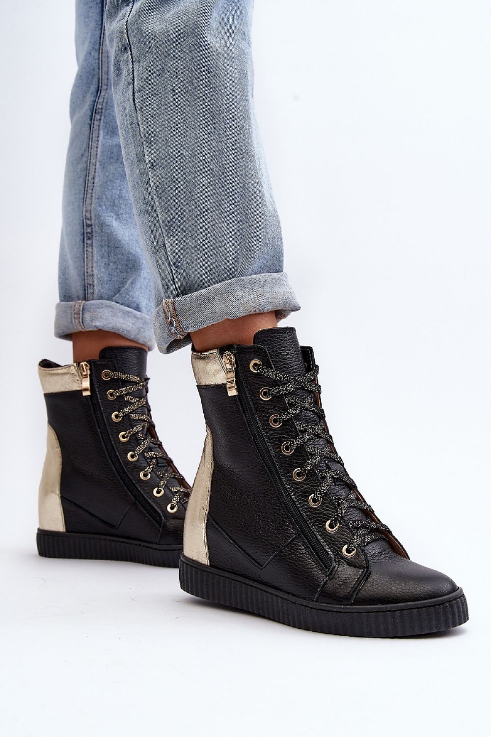 Tenişi cu talpă tip pană model 192300 Step in style