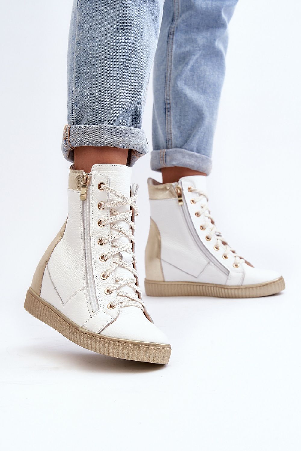 Tenişi cu talpă tip pană model 192301 Step in style