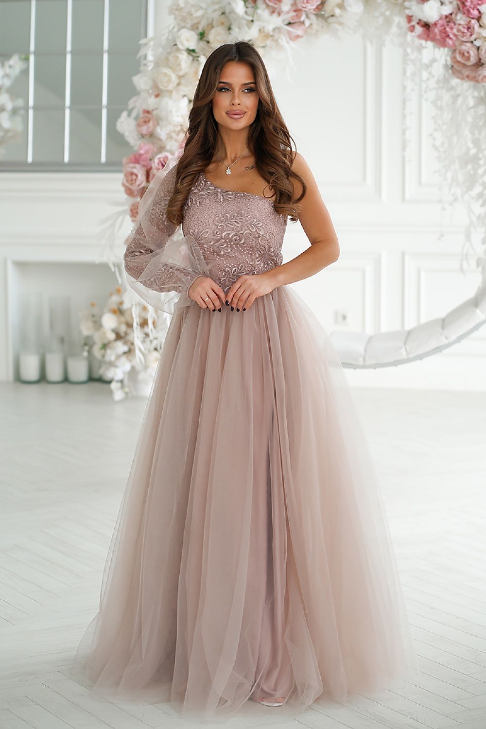Rochie lungă model 192638 Bicotone