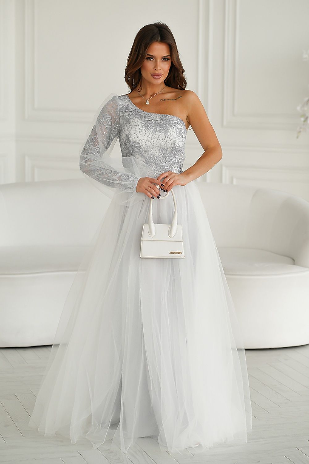 Rochie lungă model 192638 Bicotone