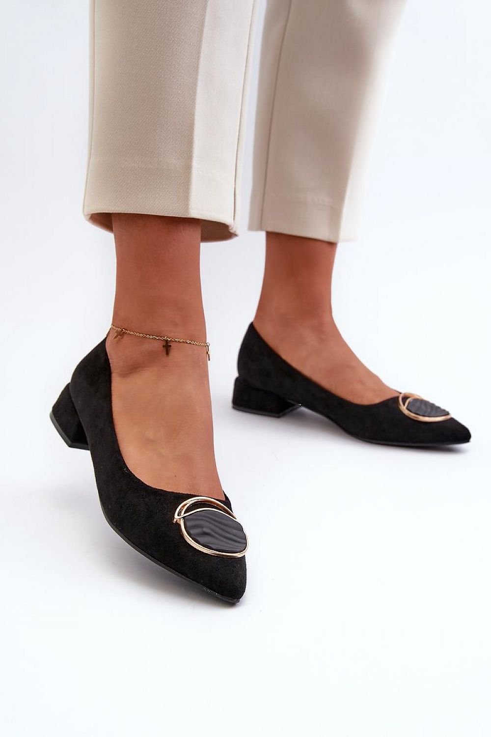 Pantofi cu toc simplu model 198481 Step in style