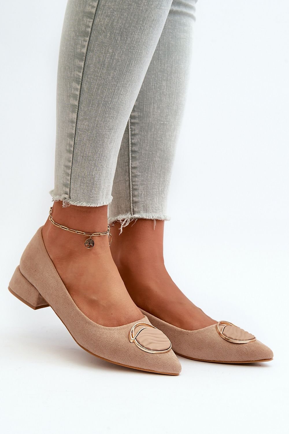 Pantofi cu toc simplu model 198481 Step in style