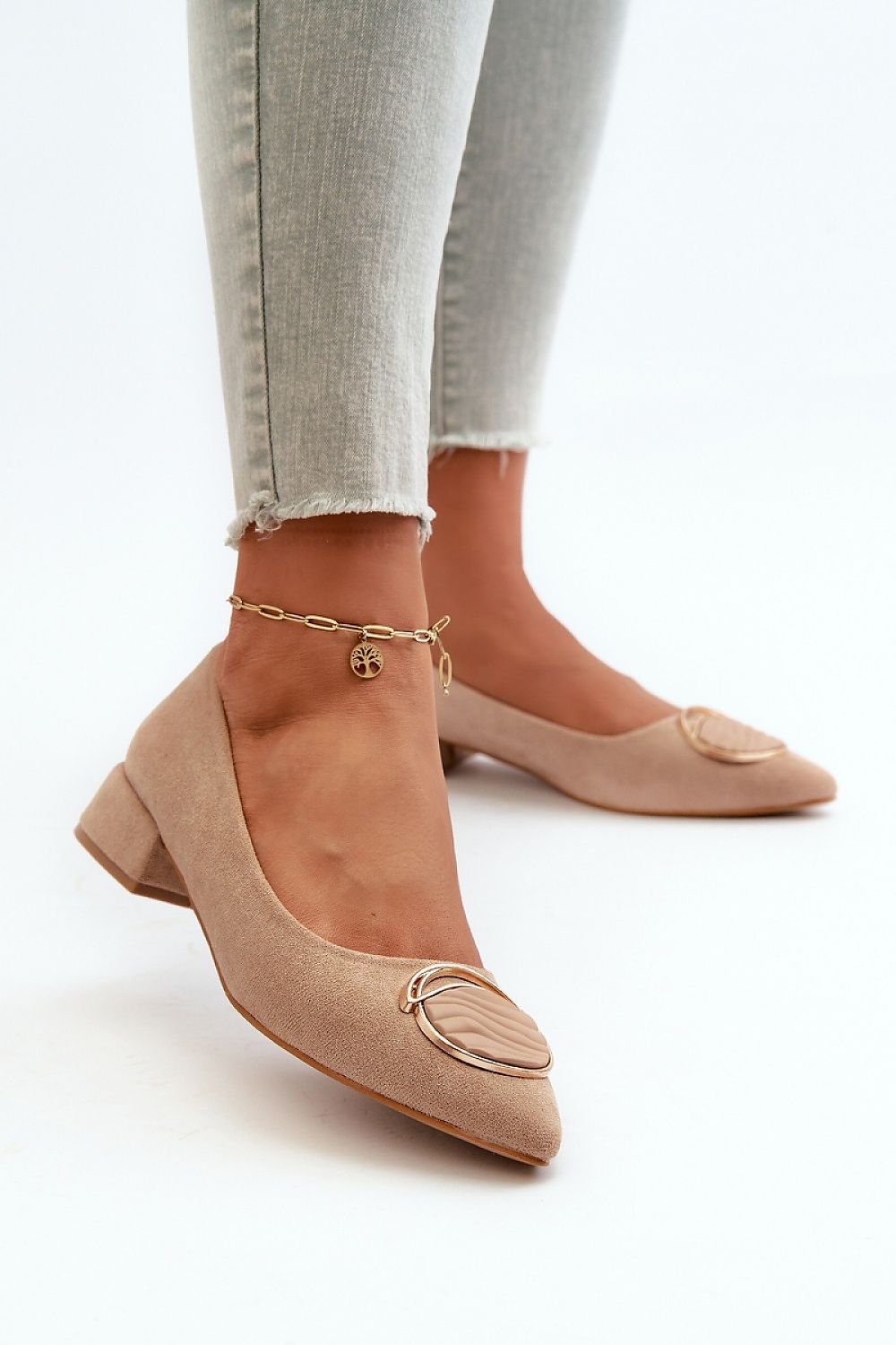 Pantofi cu toc simplu model 198481 Step in style