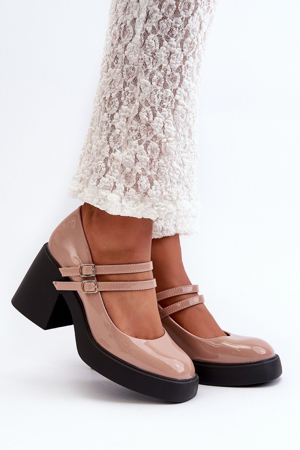 Pantofi cu toc simplu model 198522 Step in style