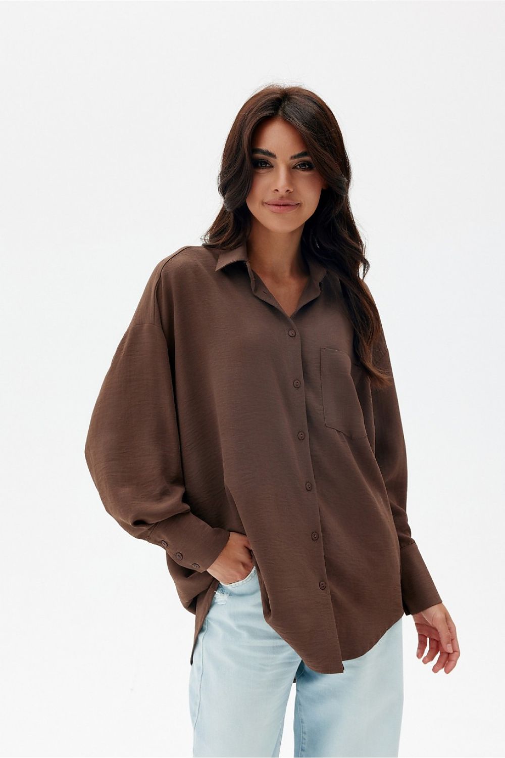 Cămaşă cu mânecă lungă model 199482 Roco Fashion