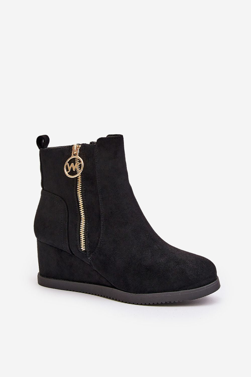Botine cu talpă tip pană model 200113 Step in style