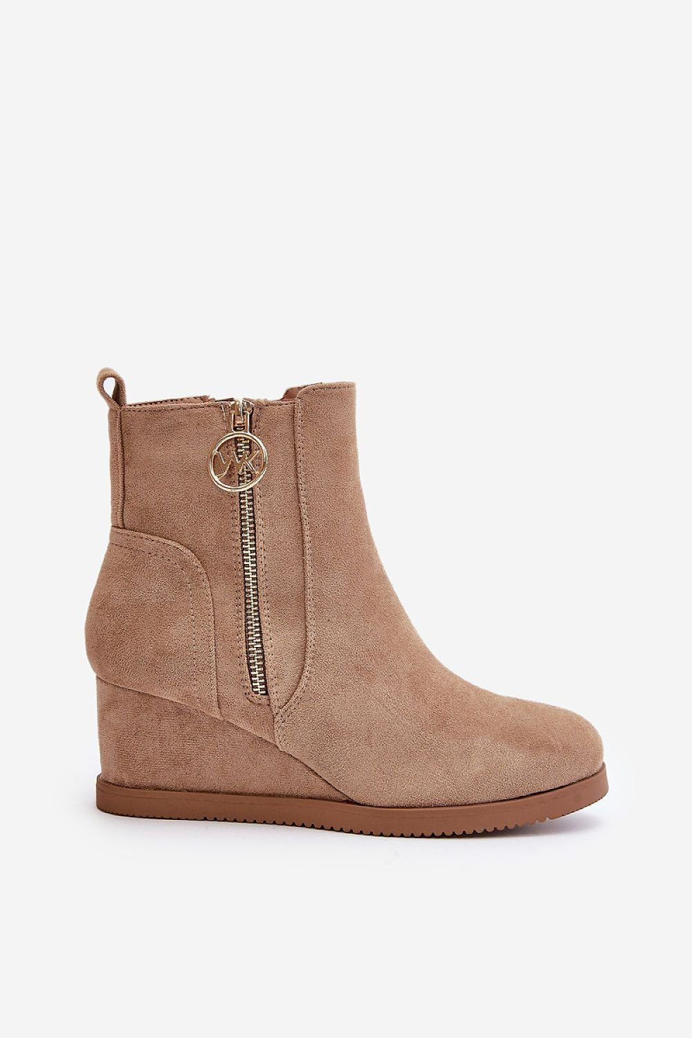 Botine cu talpă tip pană model 200113 Step in style