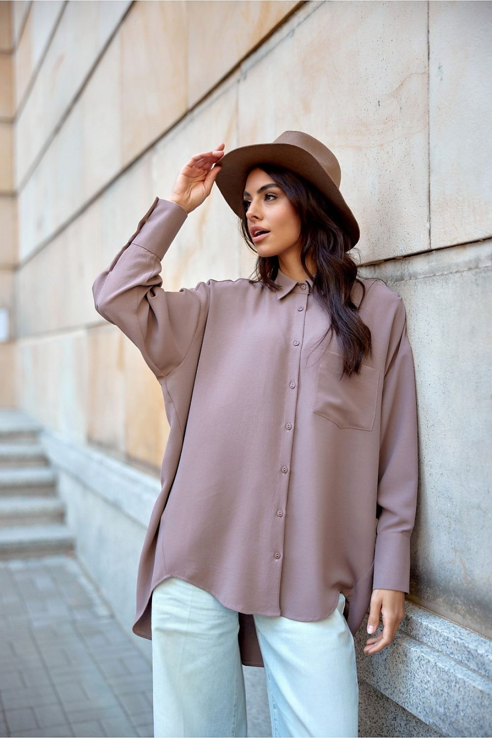 Cămaşă cu mânecă lungă model 201522 Roco Fashion