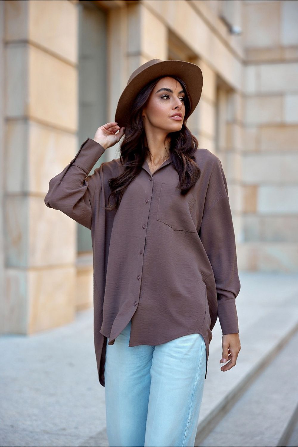 Cămaşă cu mânecă lungă model 201522 Roco Fashion