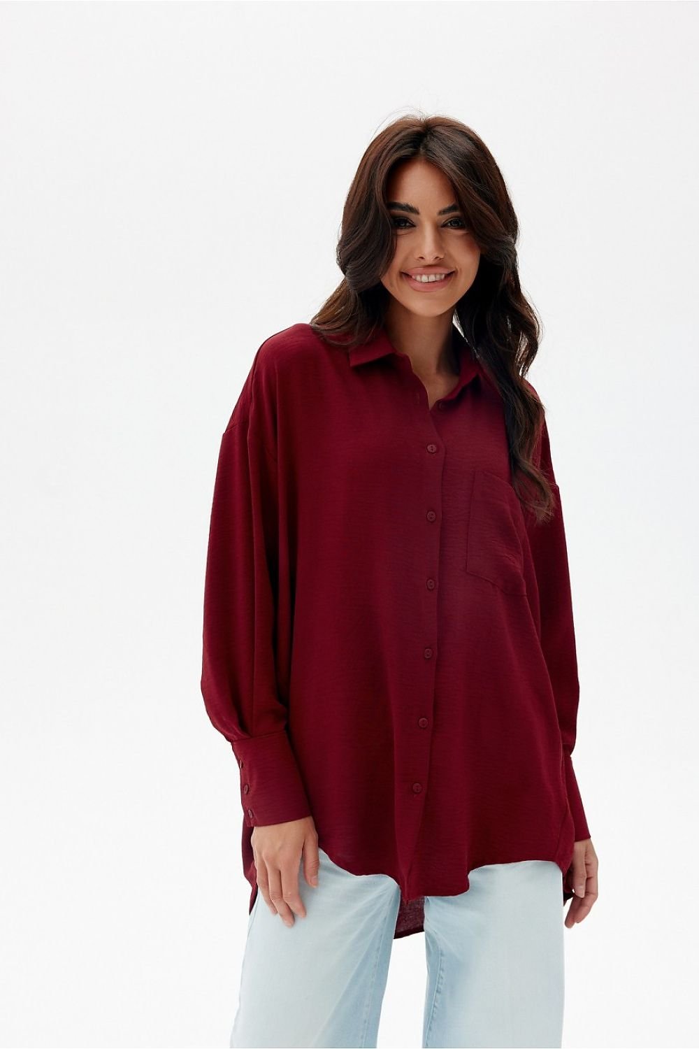 Cămaşă cu mânecă lungă model 201522 Roco Fashion