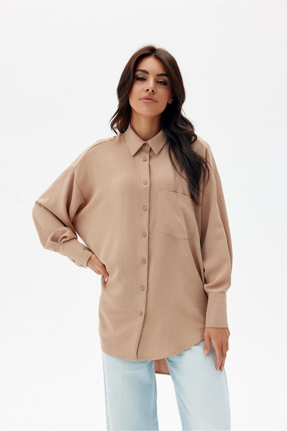 Cămaşă cu mânecă lungă model 201522 Roco Fashion