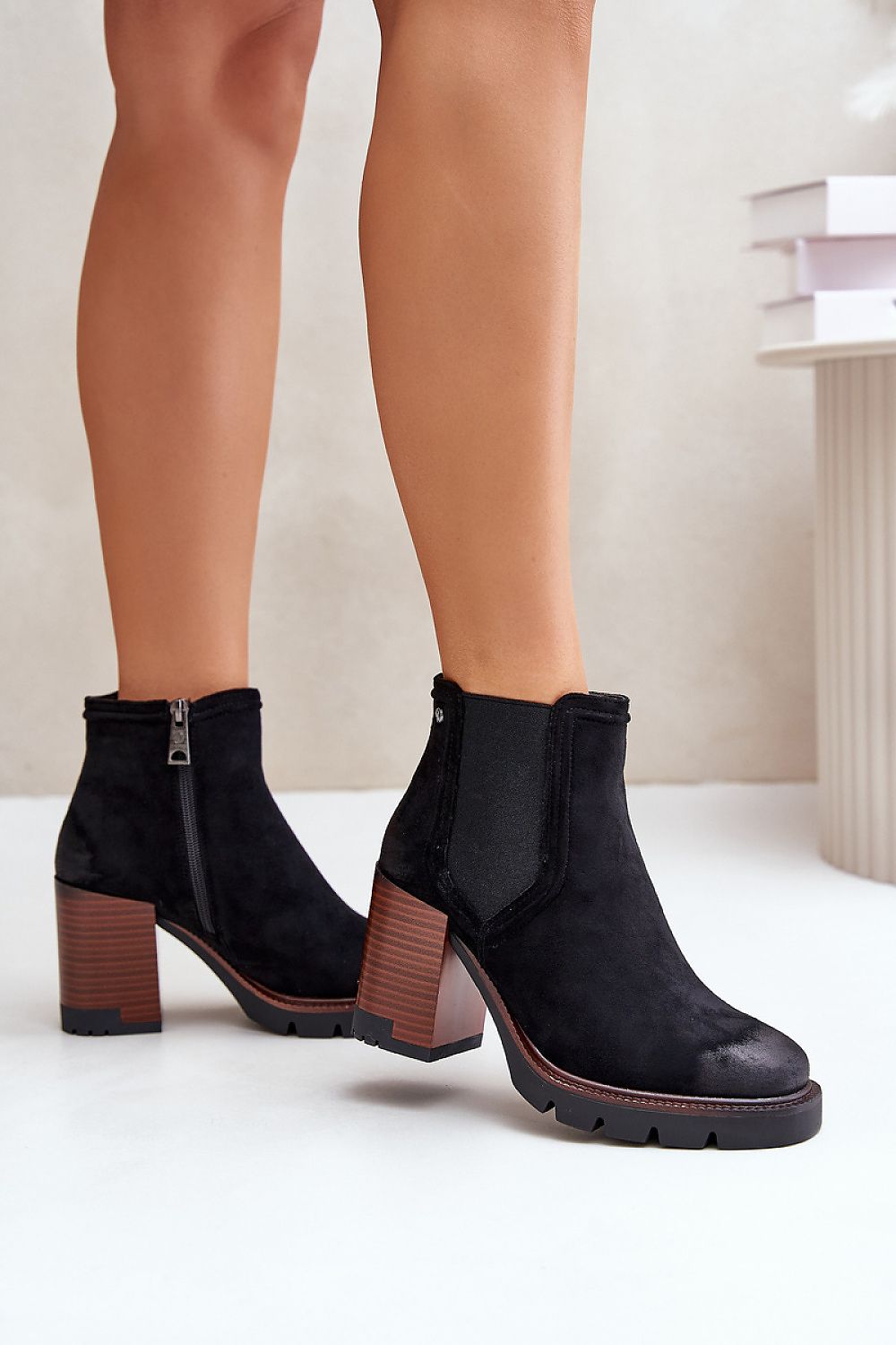 Botine cu toc model 202170 Step in style