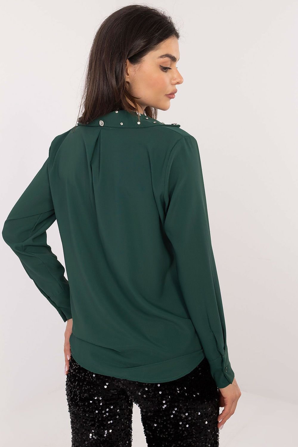 Cămaşă cu mânecă lungă model 203401 Italy Moda