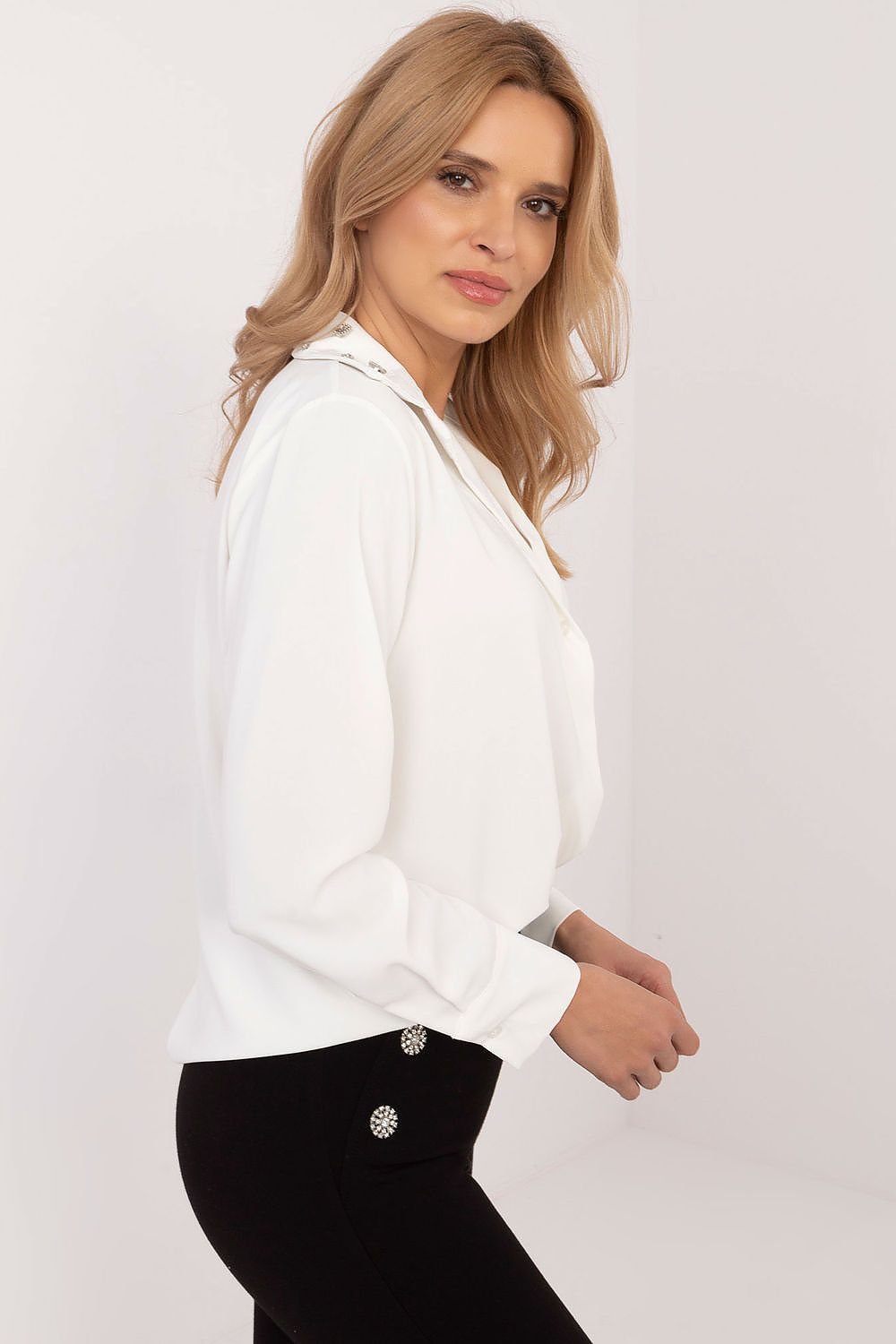 Cămaşă cu mânecă lungă model 203401 Italy Moda