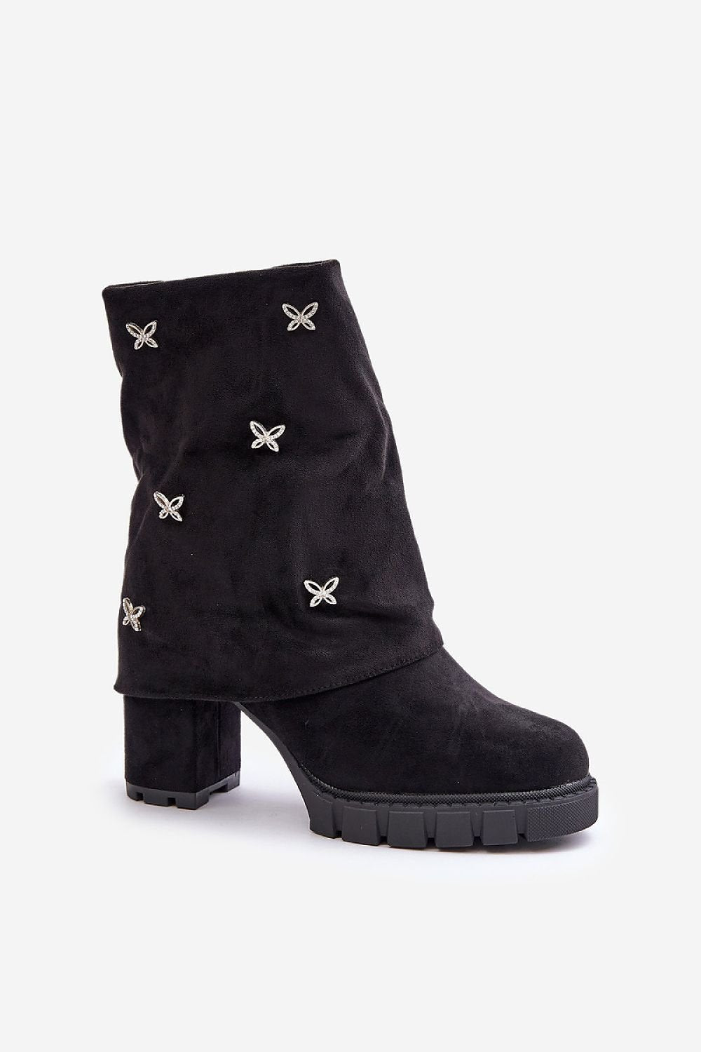 Botine cu toc model 203531 Step in style