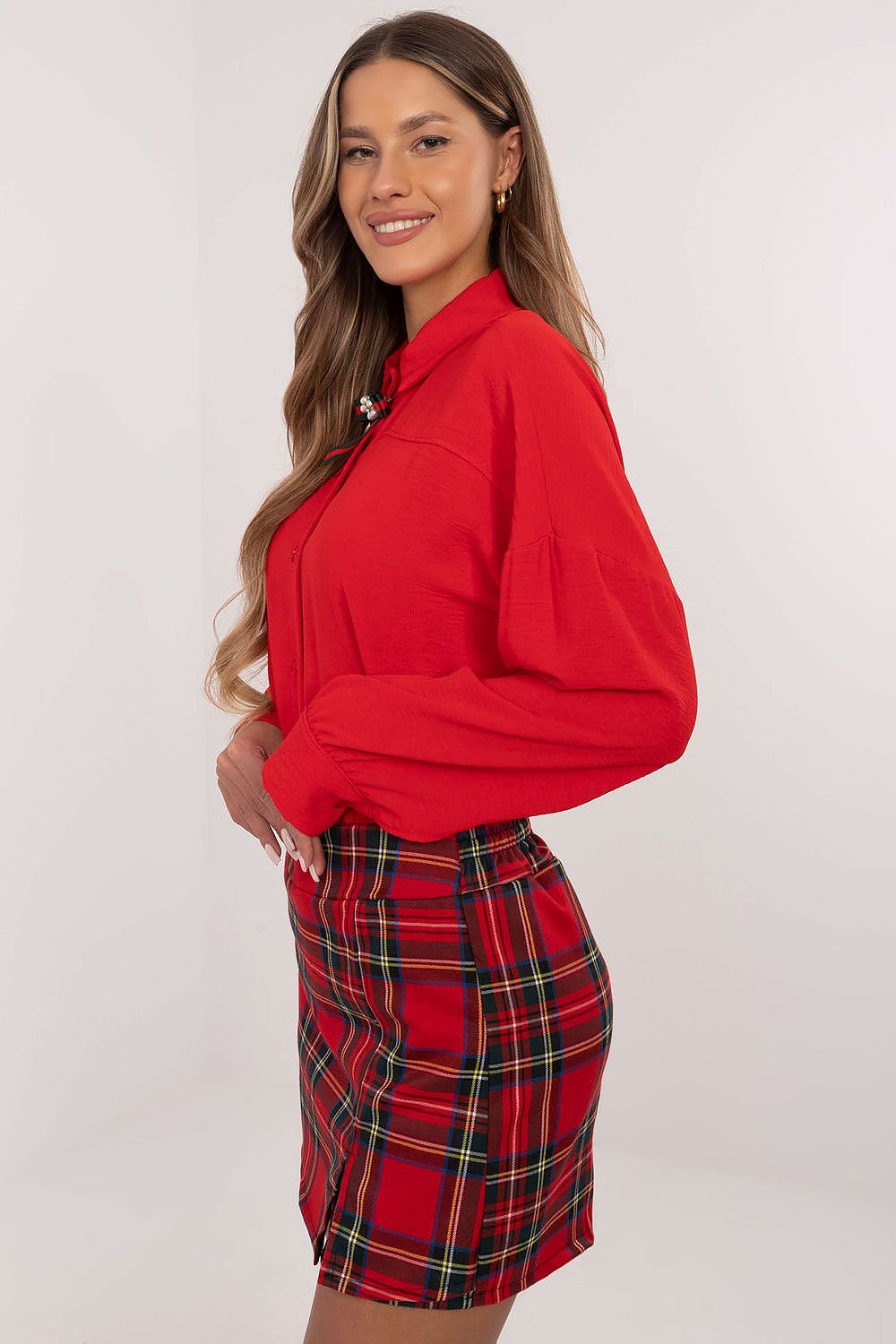 Cămaşă cu mânecă lungă model 203730 Italy Moda