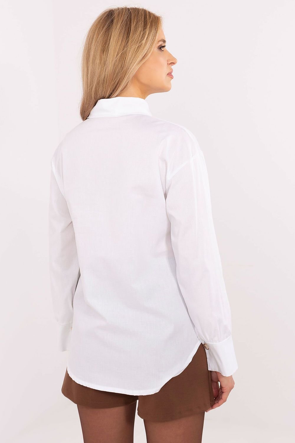 Cămaşă cu mânecă lungă model 204368 Italy Moda