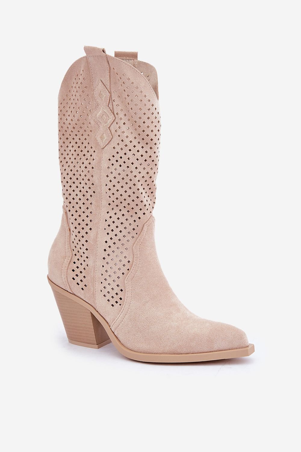 Botine cu toc model 204751 Step in style