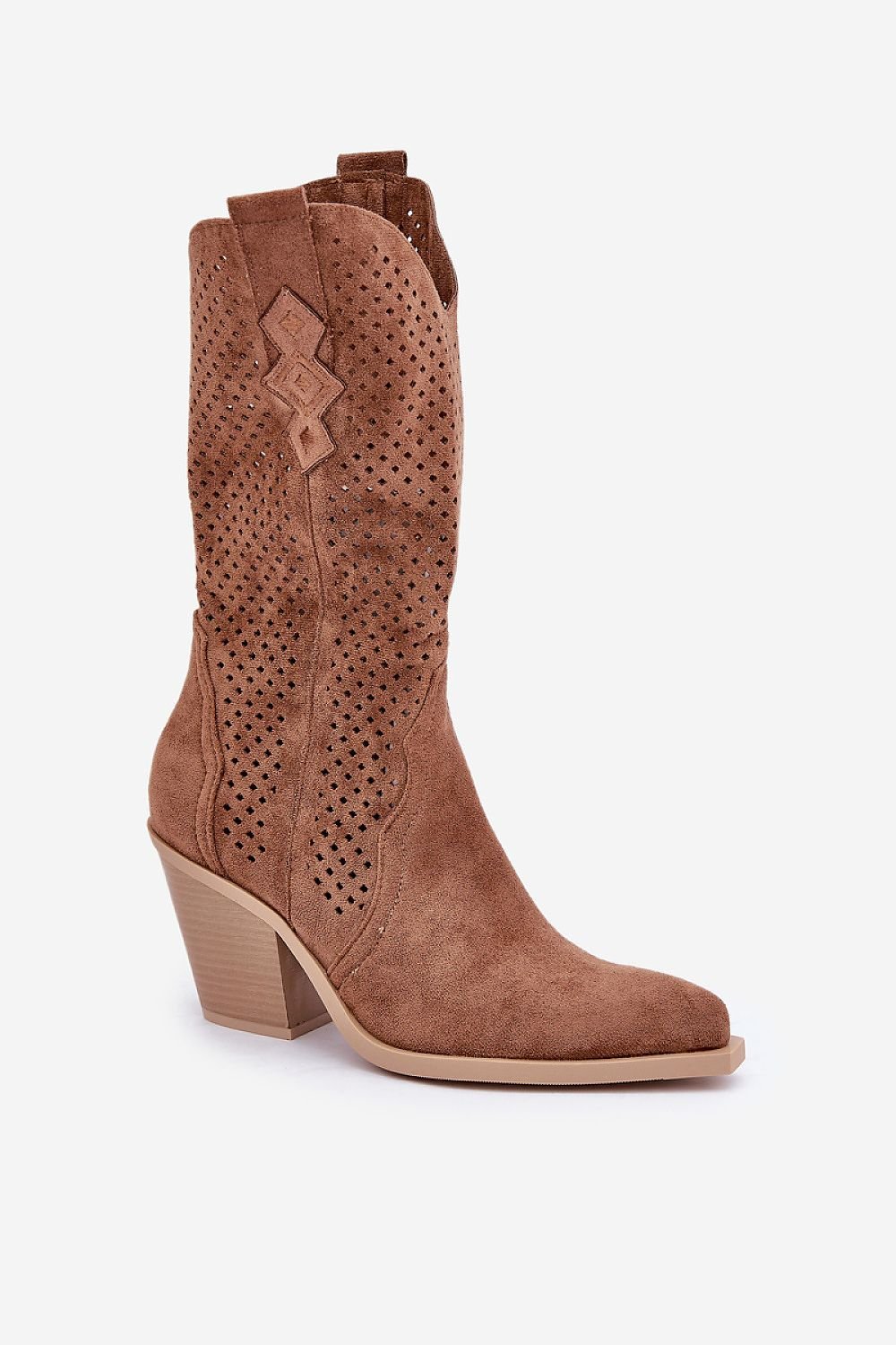Botine cu toc model 204751 Step in style