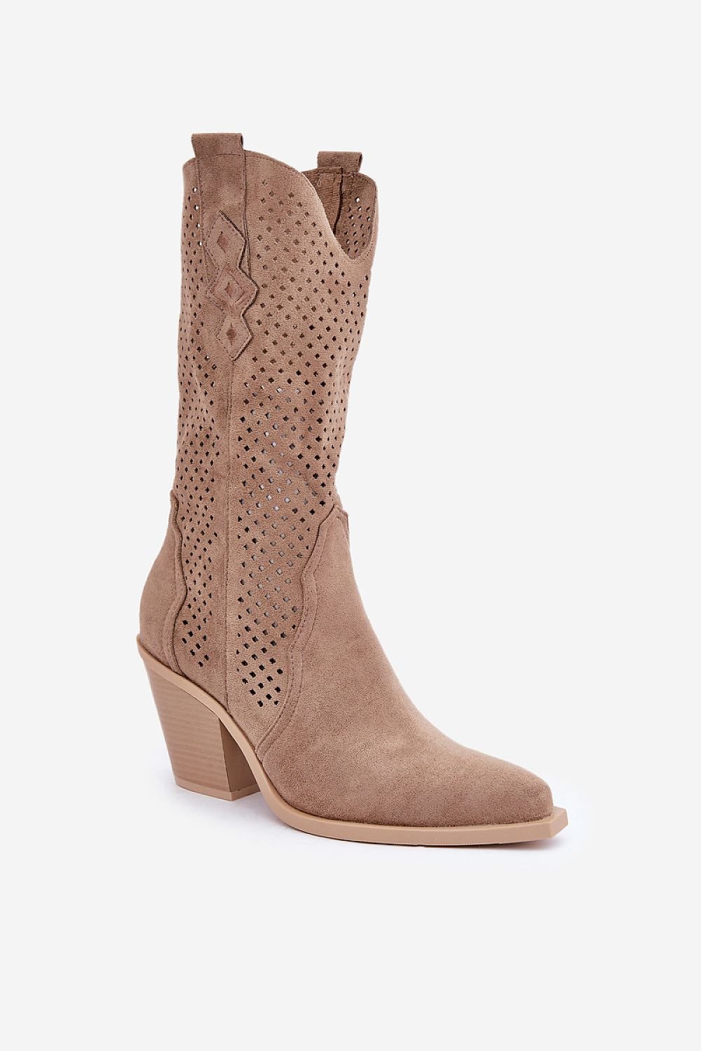 Botine cu toc model 204751 Step in style