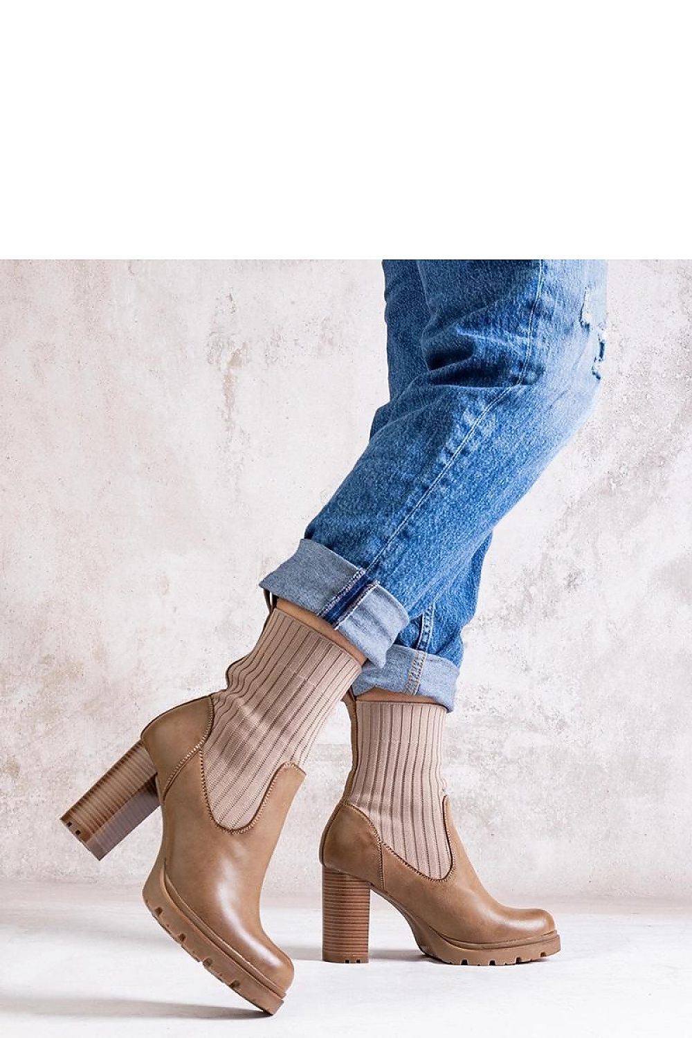 Botine cu toc model 205811 Solea