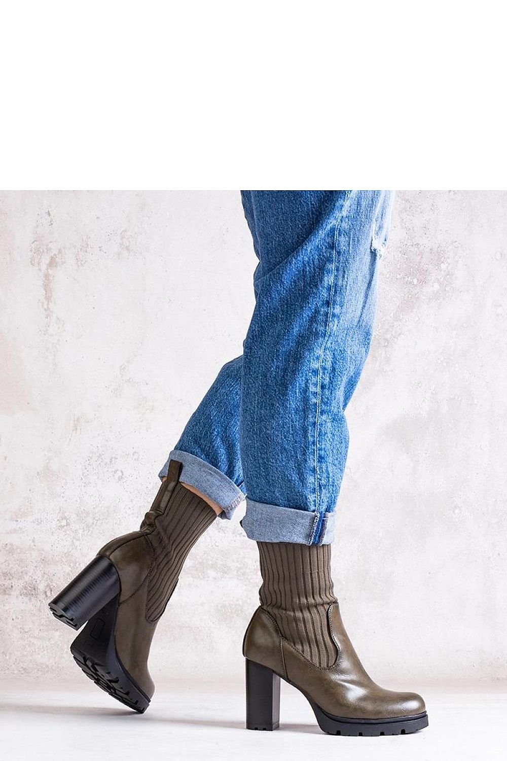Botine cu toc model 205811 Solea