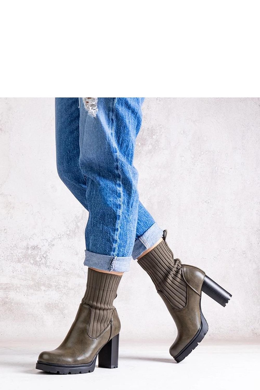 Botine cu toc model 205811 Solea