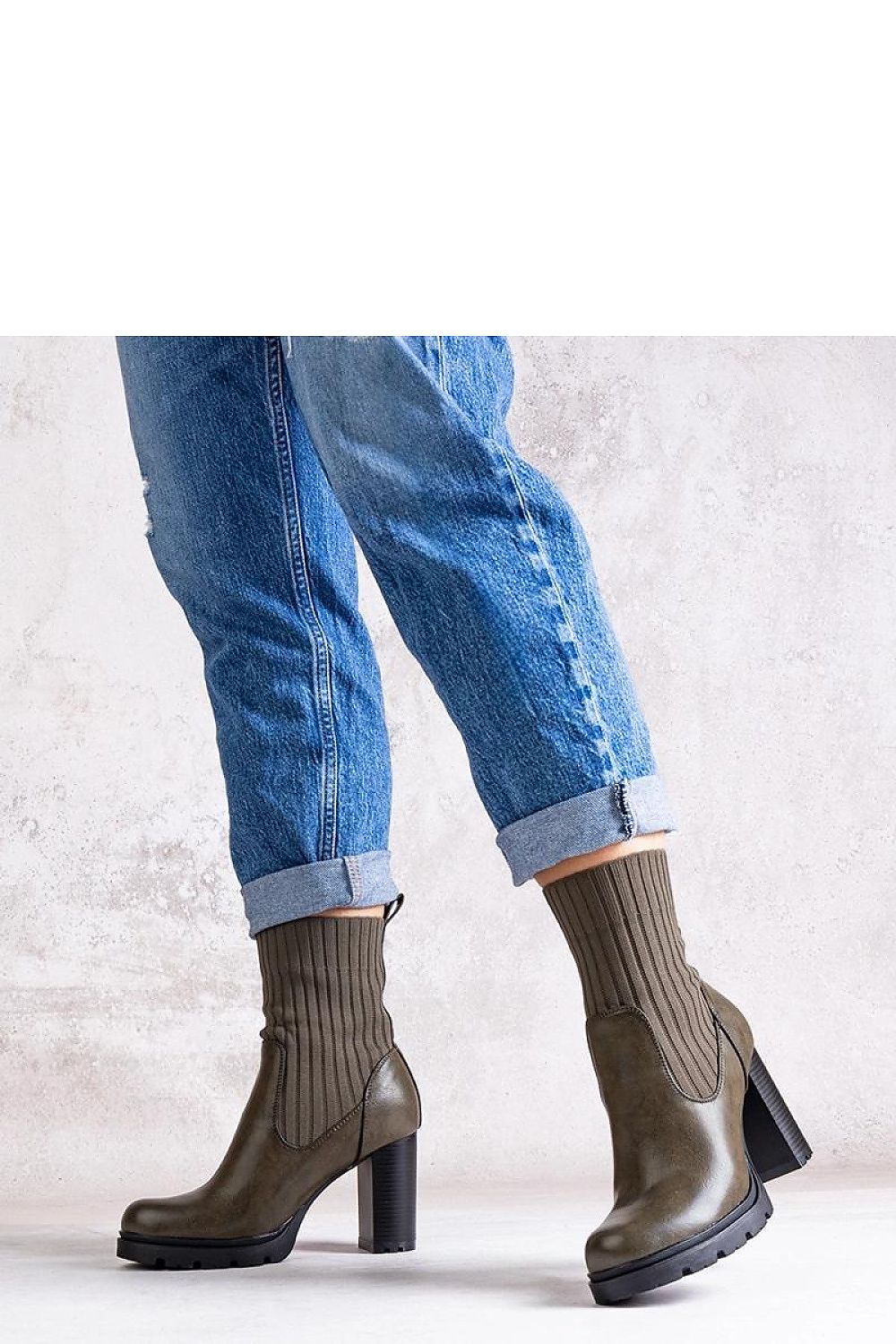 Botine cu toc model 205811 Solea