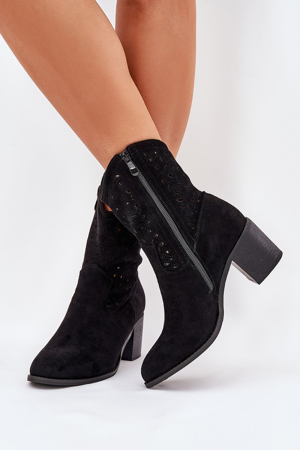 Botine cu toc model 209417 Step in style