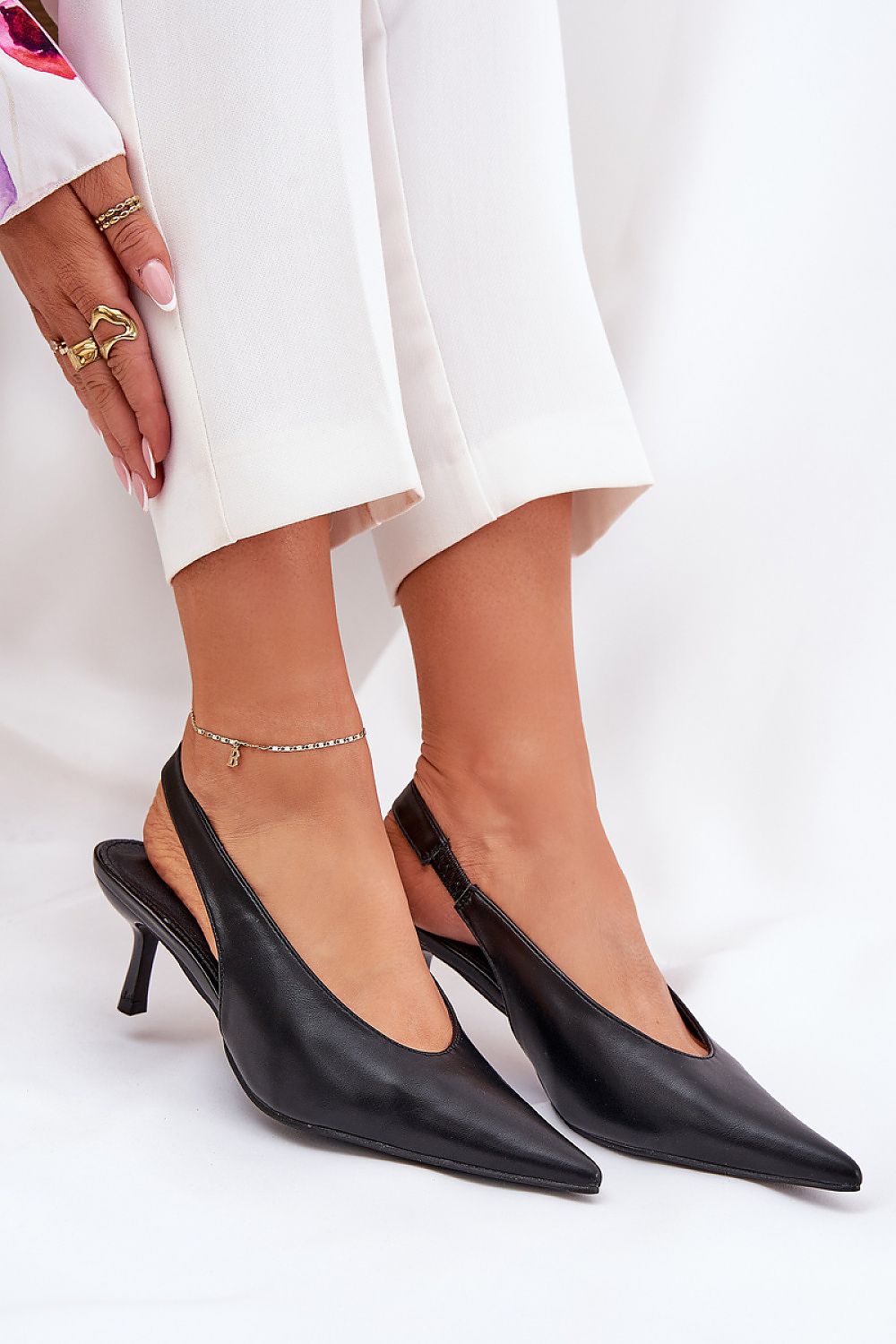 Pantofi cu toc subţire (stiletto) model 209438 Step in style