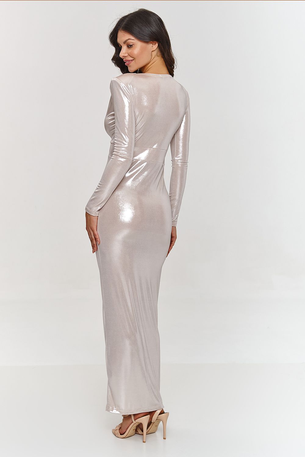 Rochie lungă model 209575 Makadamia