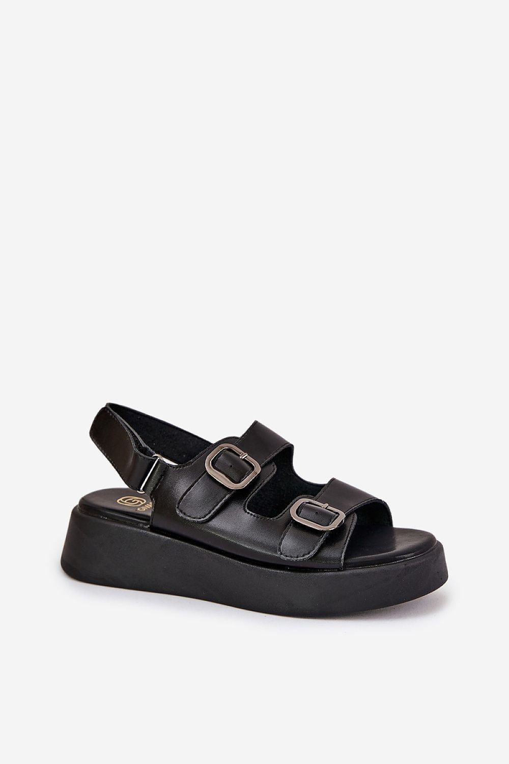 Sandale cu talpă tip pană model 209887 Step in style