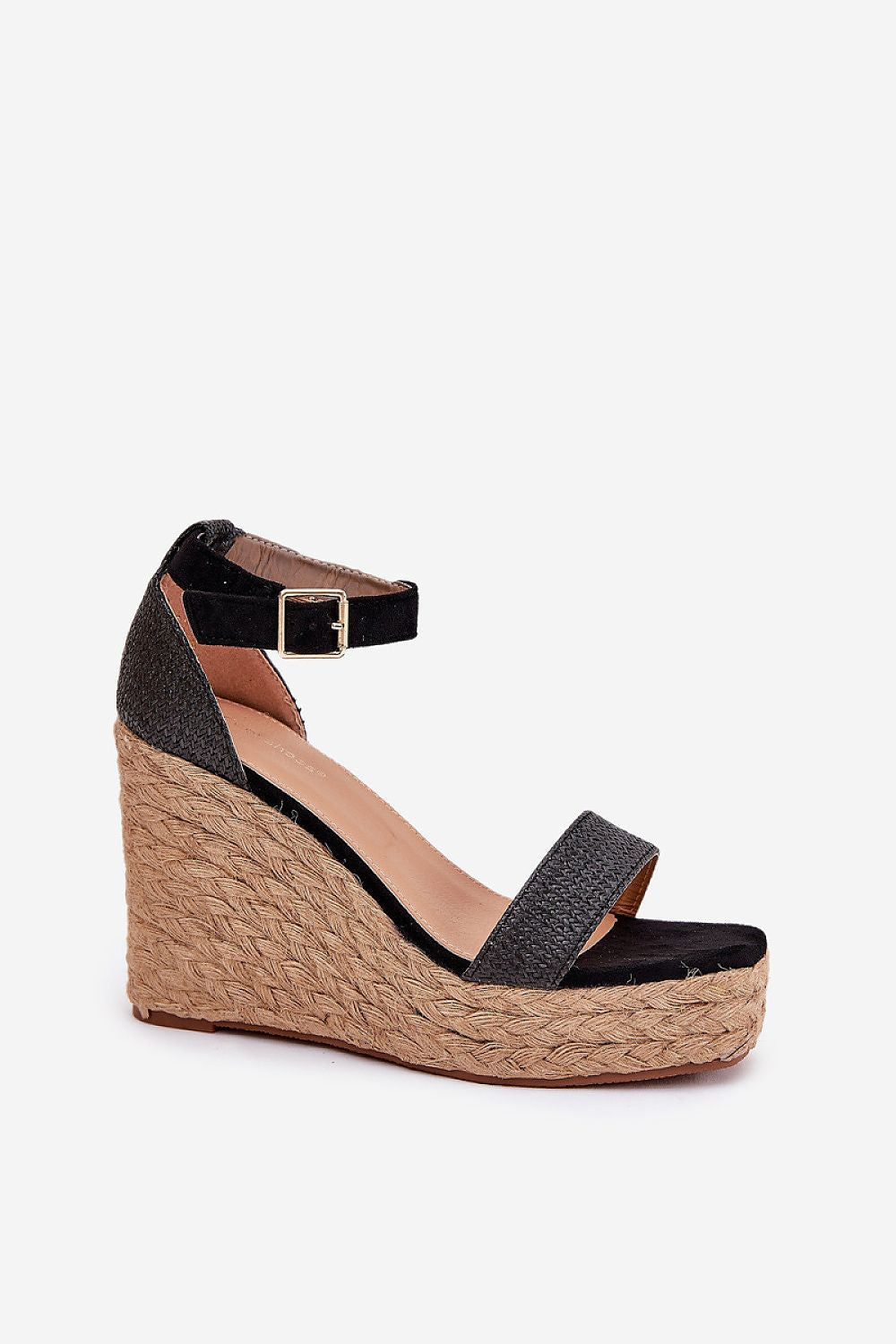 Sandale cu talpă tip pană model 209912 Step in style