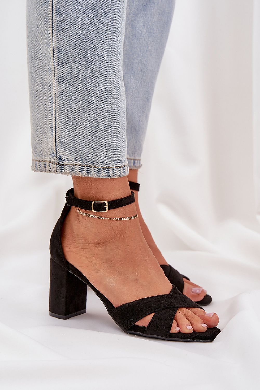 Sandale cu toc model 210152 Step in style
