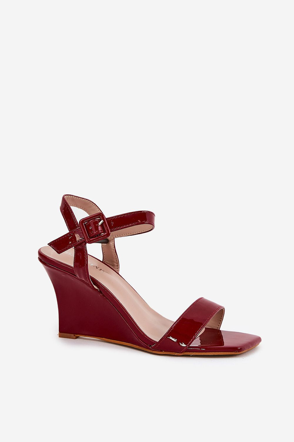 Sandale cu talpă tip pană model 210796 Step in style