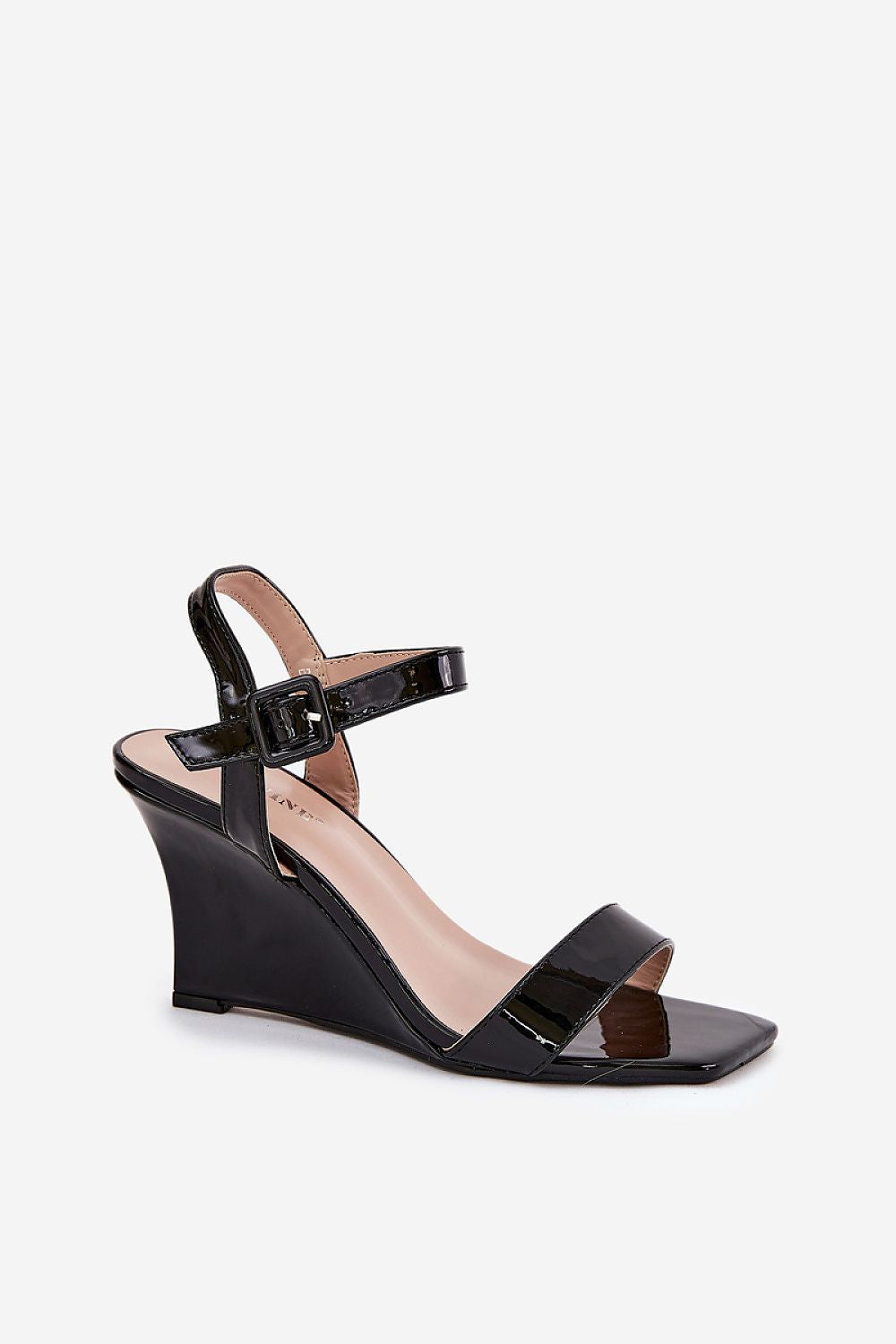 Sandale cu talpă tip pană model 210798 Step in style