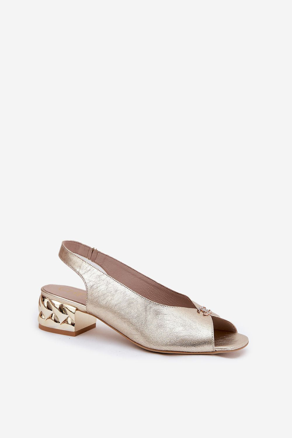 Sandale cu toc model 211358 Step in style