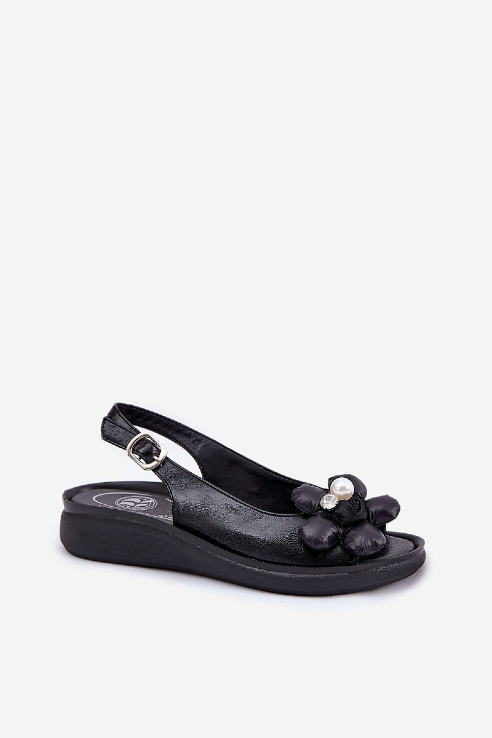 Sandale cu talpă tip pană model 211359 Step in style