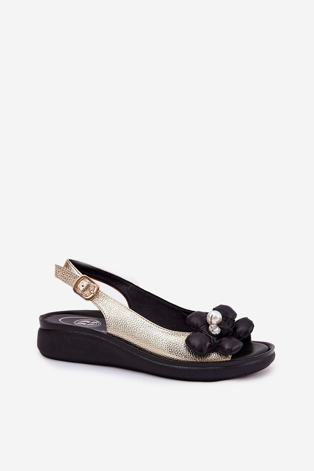 Sandale cu talpă tip pană model 211360 Step in style