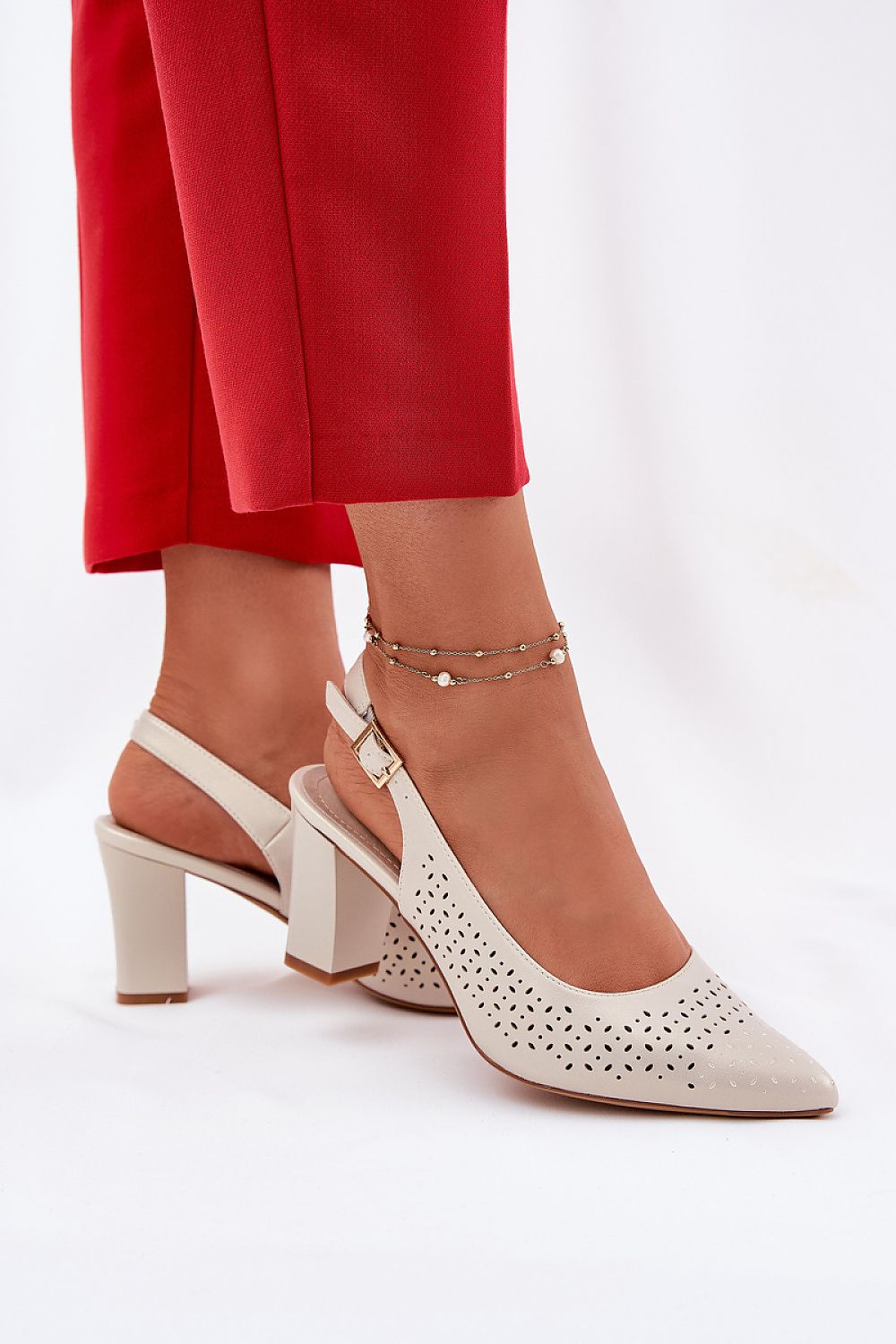 Sandale cu toc model 211939 Step in style