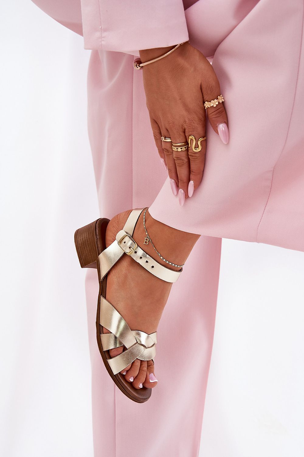 Sandale cu toc model 212124 Step in style