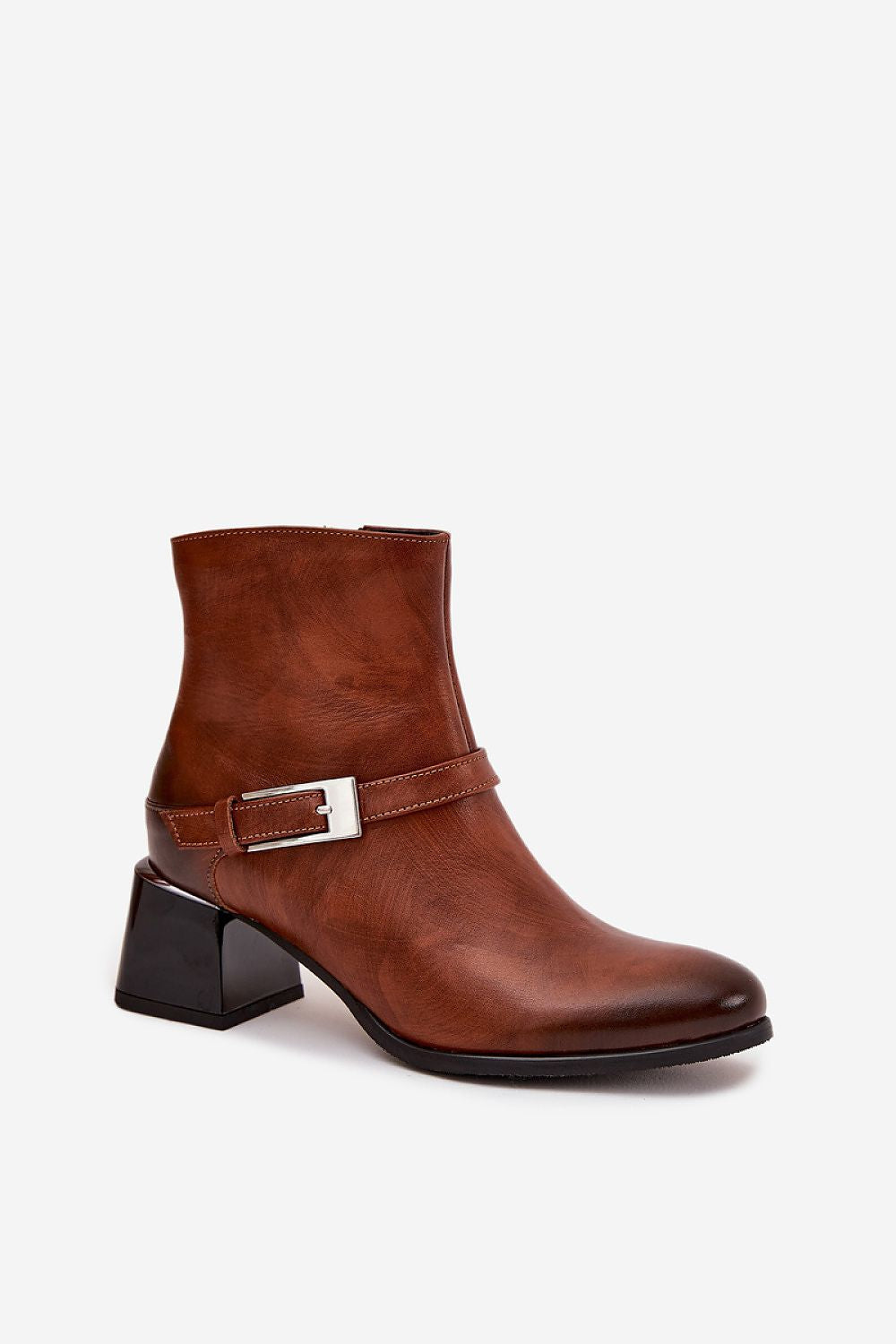 Botine cu toc model 217800 Step in style