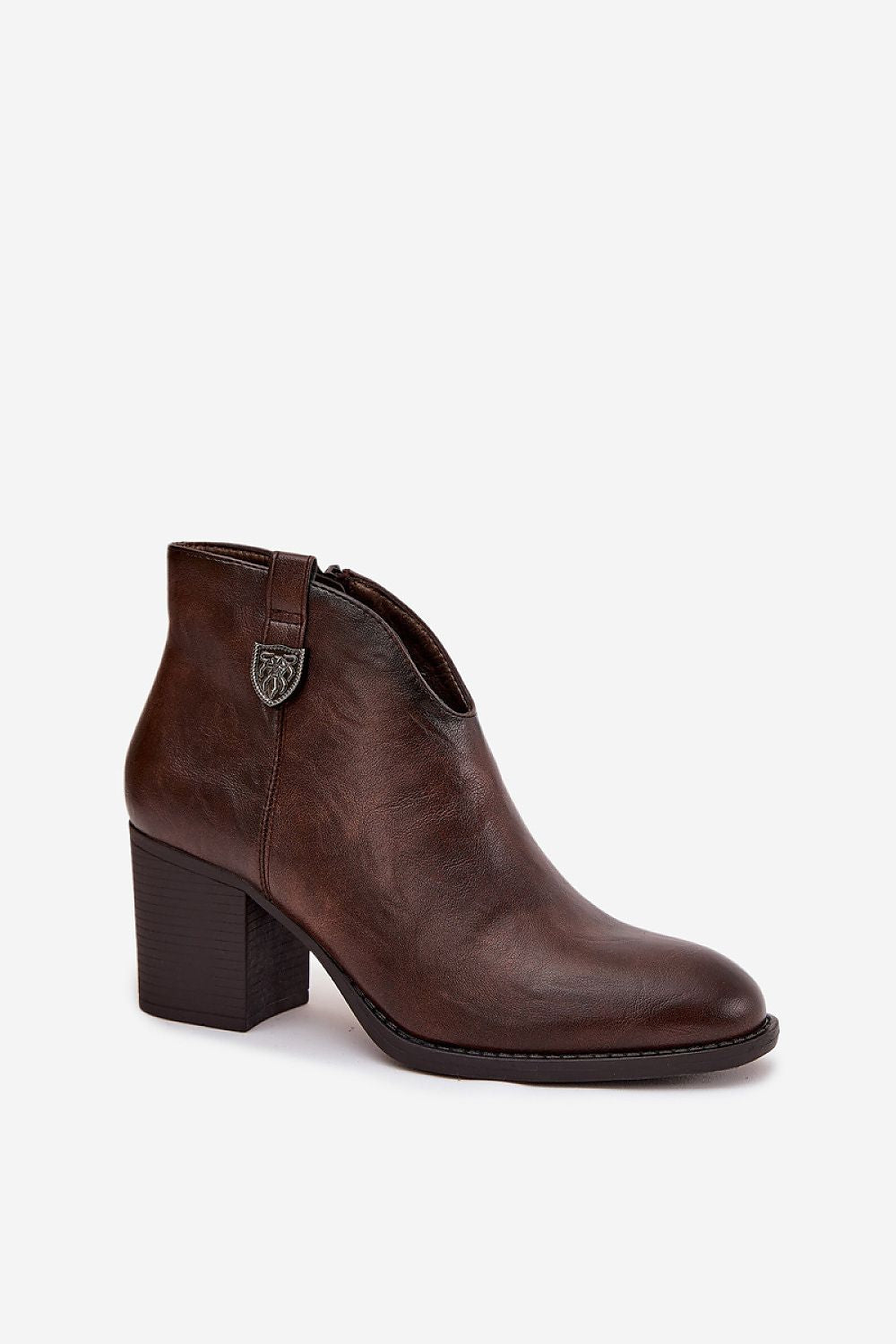Botine cu toc model 218061 Step in style