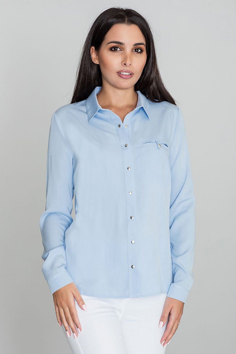 Cămaşă cu mânecă lungă model 111031 Figl