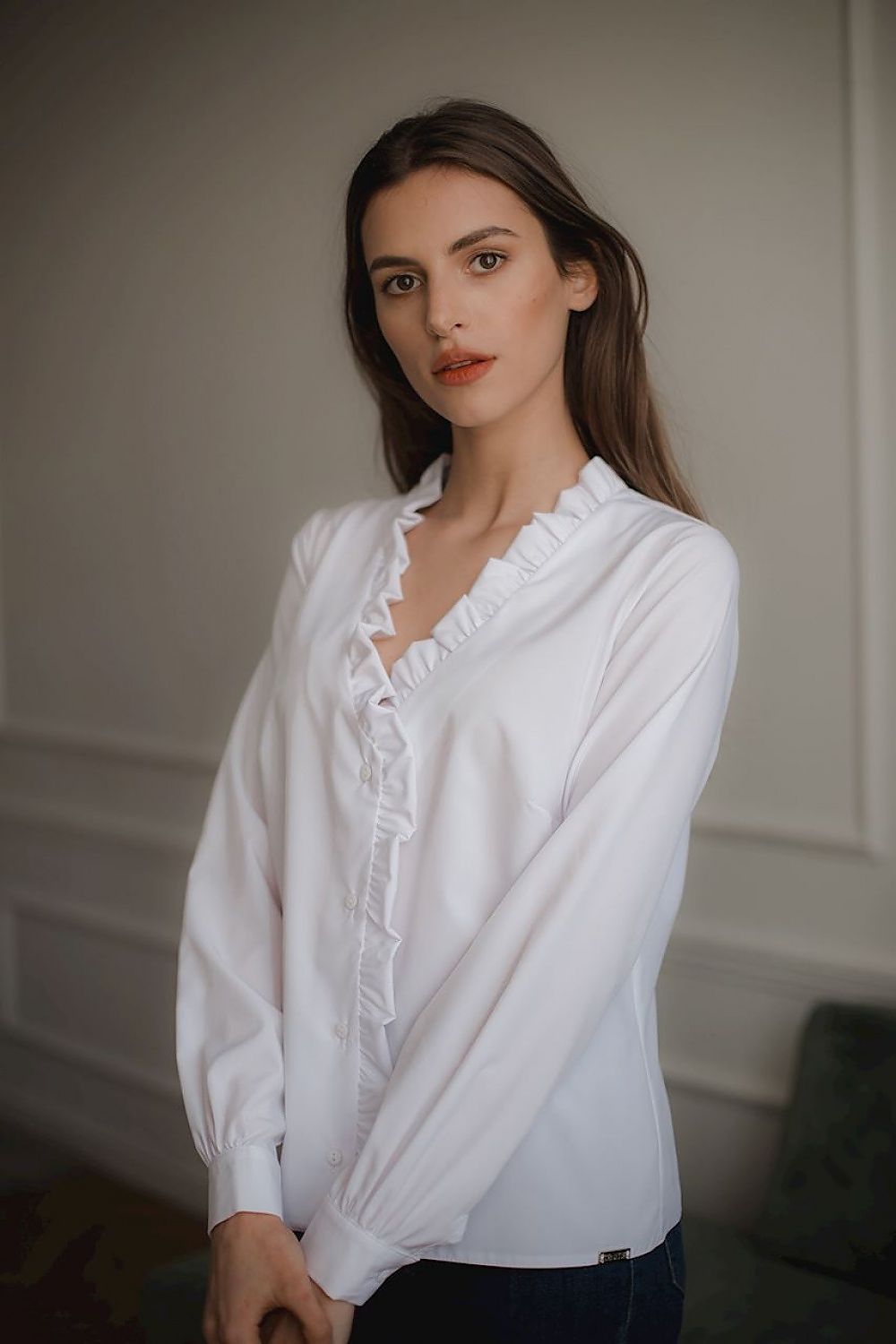 Cămaşă cu mânecă lungă model 143924 Lenitif
