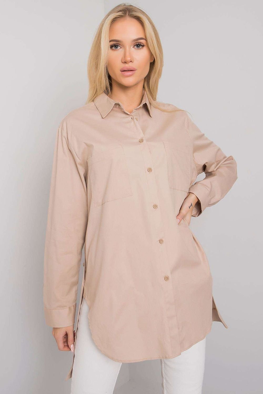 Cămaşă cu mânecă lungă model 160742 Ex Moda