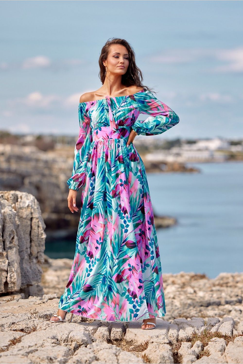 Rochie de zi model 181149 Roco Fashion