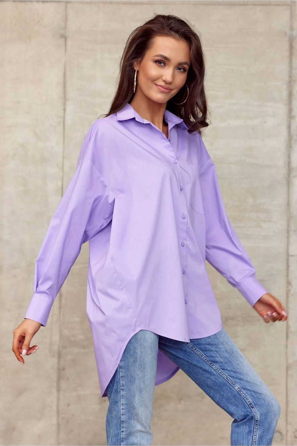 Cămaşă cu mânecă lungă model 178719 Roco Fashion