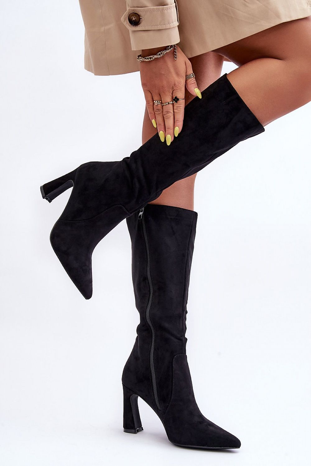 Cizme cu toc model 184042 Step in style