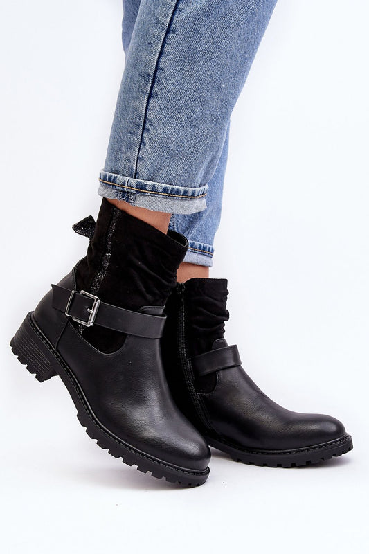 Botine cu toc model 189397 Step in style